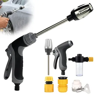 Jetteryx Hochdruckdüse für Gartenschlauch, Jetterix Pressure Washer für Gartenbewässerung Autowäsche Haustierduschen (1pcs)