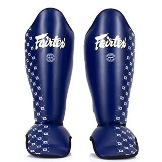 Fairtex Kampfsport Schienbeinschoner Fairtex SP5 Schienbein und Spannschoner Super Comfort, SP5 von Fairtex: Sicher blocken, stark kicken, smart trainieren. blau L