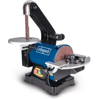 Scheppach BTS700 Bandschleifer (Tellerschleifer, 250W, Bandlänge 762Mm-Breite 25