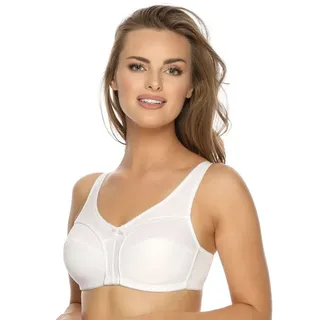 VIANIA Baumwoll Soft BH Basic in weiss | Gr.: 80E