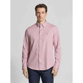 Regular Fit Freizeithemd aus Baumwoll-Mix, Rot, L