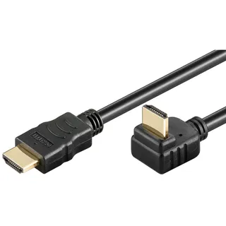 goobay HDMI-Kabel 61272 Stecker/Stecker 1 m Schwarz