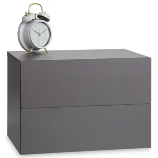 CARO-Möbel Nachtschrank ANNI 42 x 29 x 30 cm Grau