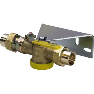 Viega Gaszählerkugelhahn 527983 Rp 1, Messing, Durchgang