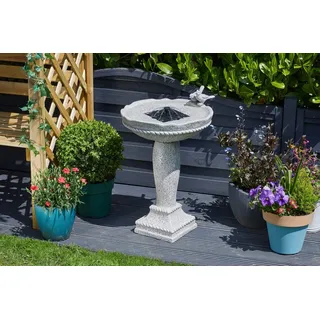 Smart Garden Gartenbrunnen Solar-Wasserbrunnen Vogeltränke 63 cm Garten Terrasse, (1 tlg)