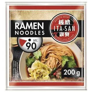 [ 10x 200g ] ITA-SAN Ramen Noodles Vorgekochte Nudeln japanische Art