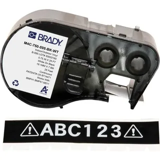 Brady M4C-750-595-BK-WT
