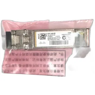 Cisco 10GBASE-SR SFP-Modul für 10-Gigabit-Ethernet-Bereitstellungen, Hot-Swap, 5 Jahre Standardgarantie (SFP-10G-SR=)