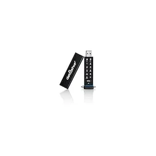 iStorage datAshur 8 GB Secure Flash Drive Password protected Dust & Water Resistant Portable Hardware Encryption