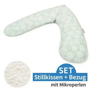 Mikroperlen pusteblume zartgrün