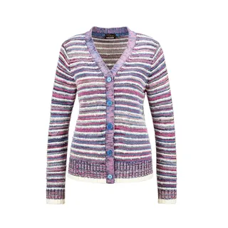 GOLDNER Strickjacke Kurzgröße Langarm Jacke mit Muster Bunt 23