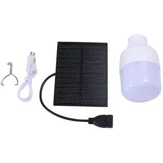 Usb-wiederaufladbare Led-solarleuchte Mit Panel