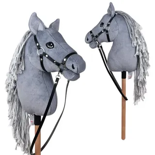 pink papaya Hobby Horse " Ronja, - Small " in grey | Gr.: onesize