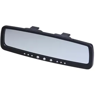 iSpchen Auto Innenspiegel Weitwinkel Rückspiegel Large Vision Blendschutz Panorama Weitwinkelspiegel Beobachtungsspiegel Toter-Winkel-Spiegel Zusatzspiegel für Autos,Vans,SUVs,Weiß