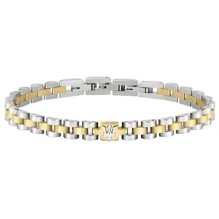 Maserati Iconic Armband Bicolor Edelstahl  JM320AST09 Größe 21 cm