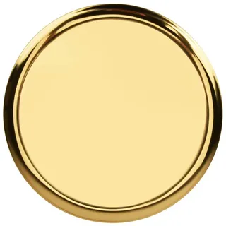 Aramox Serviertablett Gold 30 Cm Edelstahl Für Tee Obst Schmuck