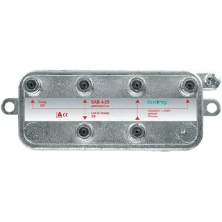 SAB 4-16 - Abzweiger 5-2400 MHz, 4-fach, 14,5 - 17,5 dB