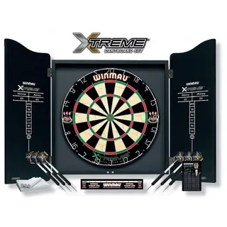 WINMAU Xtreme Dartboard Sisal inkl. Cabinet Set