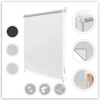 Lichtblick Thermo-Rollo Klemmfix 60 x 150 cm weiß