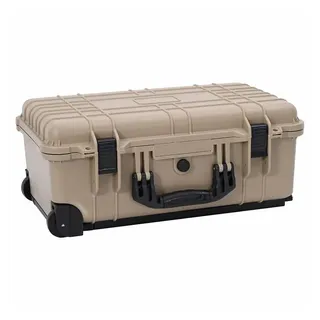 vidaXL Hartschalenkoffer 56 x 35 x 23 cm Polypropylen und ABS Sand