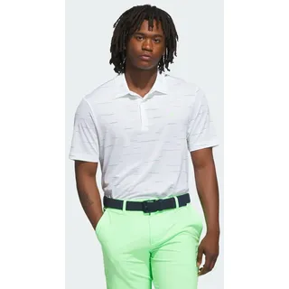 adidas Ultimate365 Mesh Glimmer Print Polo Shirt - White - XL