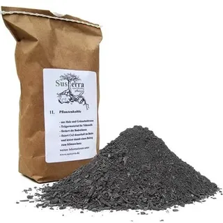 Pflanzenkohle, Biokohle, Biochar 10 Liter (GP: 1,10 EUR/L)