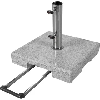 Doppler Schirmständer Granit 45 x 45 cm Grau