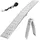 226 cm 680 kg klappbar Aluminium geriffelt silber 1 St.