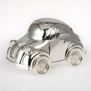 Spardose Auto Retro Silber Sparbüchse Sparschwein Spardosen Versilbert Oldtimer