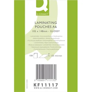 Q-Connect KF11117 Folientasche A5 2x80mym 100 Stück
