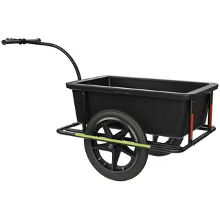 Juskys Lastenanhänger 90 L schwarz
