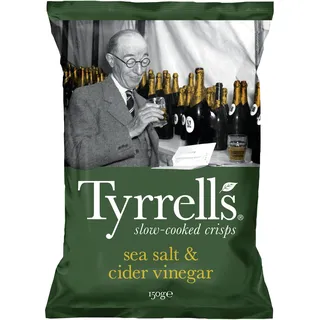 Tyrrells Snacks International Tyrrells Sea Salt und Cider Vinegar Chips vegan 150g