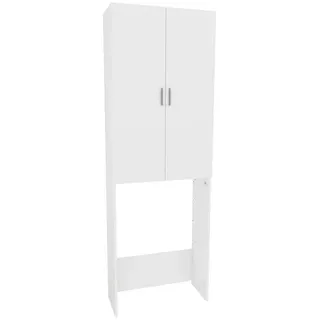 Vicco Waschmaschinenschrank Martha Weiß, 64 x 190 cm, mit 2 Langen Türen