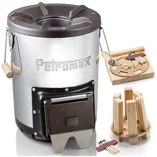 Petromax Feuerstelle Notversorgung Raketenofen rf33 Feuerstelle Kochen o. Strom + Feuerkit, (Set, 2-St)