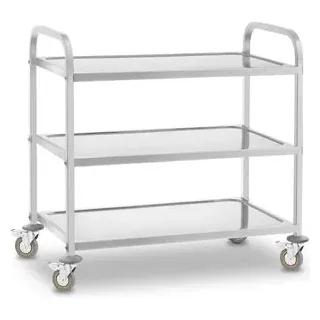 Royal Catering Servierwagen - 3 Borde - bis 500 kg,