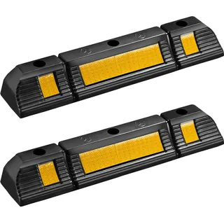Wiltec Radstopper 60 x 12 x 8 cm Gelb