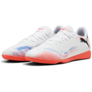 Puma Future 8 Play Hallenfußballschuhe Herren PUMA White/PUMA Black/Glowing Red 46