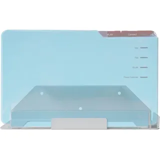 shinar Kompatibel mit Metall-Wandhalterung für Fritz!Box 5690 Pro – Fritzbox Halterung inkl. Montagezubehör Kabelmanagement, Wandmontage, Wand Halter