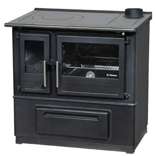 Plamen EEK A+ Küchenofen Slavonac N schwarz 8 kW (rechte Ausführung)