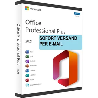 Microsoft Office 2021 Professional Plus für Windows 10-11  Online Aktivierung | Trusted Shops zer­ti­fi­ziert + Käu­fer­schutz |