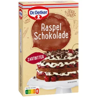 Dr. Oetker Raspel Schokolade zartbitter 100 g