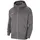 Fleece Kapuzenjacke Kinder charcoal heathr/white S 128-137 cm