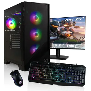 hyper byte Gaming PC AMD Ryzen 7 5700G 4,6 GHz 32 GB RAM 1 TB SSD RX Vega 8 Win 11