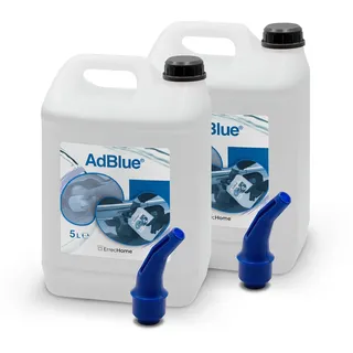 AdBlue inkl. Ausgießer, Harnstoffbasiertes Dieselmotor-Additiv zur Verringerung der NOx-Emissionen, gemäß ISO 22241-1, 10 L (2 x 5 L)