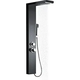 NAIZY Duschpaneele 4 In 1 Duschsystem Multifunktional Dusche Regendusche Set 304 Edelstahl Duschset Mit Handbrause Massagedusche Wasserfalldusche Naizy