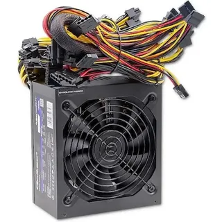 Qoltec Wydajny Zasilacz ATX 1650W 80 Plus Platinum (1650 W), PC Netzteil, Schwarz