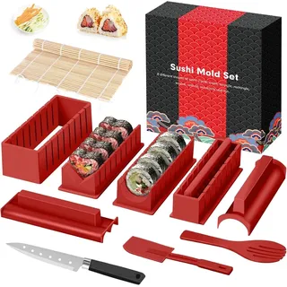 COFI Sushi-Roller Set 12-teilig rot
