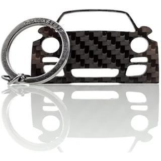 BlackStuff Carbon Karbonfaser Schlüsselanhänger Kompatibel mit 997 Carrera Targa Turbo 911 2012-2014 BS-111 - S