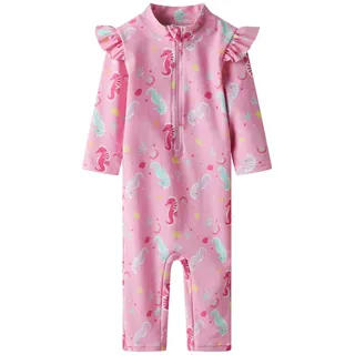 NAME IT UV Badeanzug Nmfzila Pink Frosting, 86