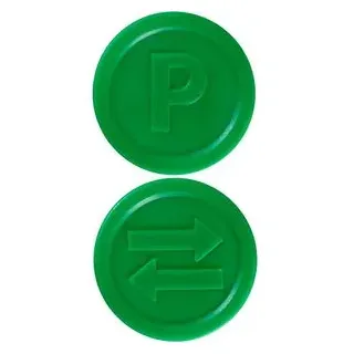 WOLF & APPENZELLER Wertchips Pfand grün, 100 St.